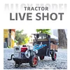 1:24 Alloy Tractor Model Hhand-Cranked Sounding Retro Collection Ornaments