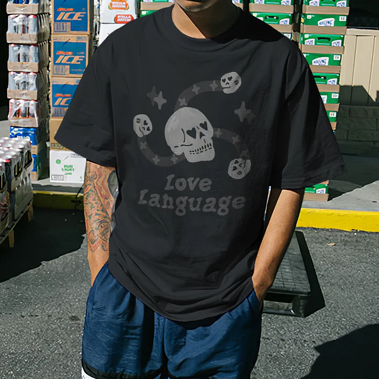 Love Language Print T-Shirt