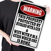 Warning - Vintage Metal Signs(12*16Inch) - Warning