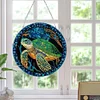 >SALE<Stained Glass Animal Diamond Drawing Hanging Ornament Turtle Window Suncatcher