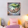 Elf Girl-11CT Stamped Cross Stitch 50*50cm/19.69*19.69in