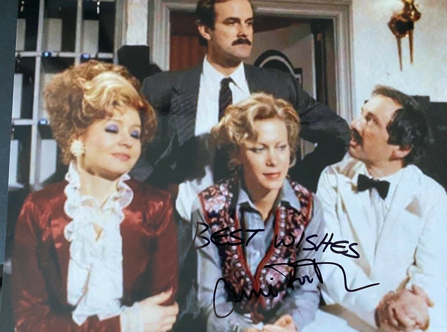 CONNIE BOOTH - GREAT COMEDY ACTRESS & WRITER - FAWLTY TOWERS SIGNED Photo Poster paintingGRAPH