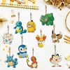 10PCS Anime Pokemon doppelseitig - 5d DIY Handwerk Schlüsselanhänger