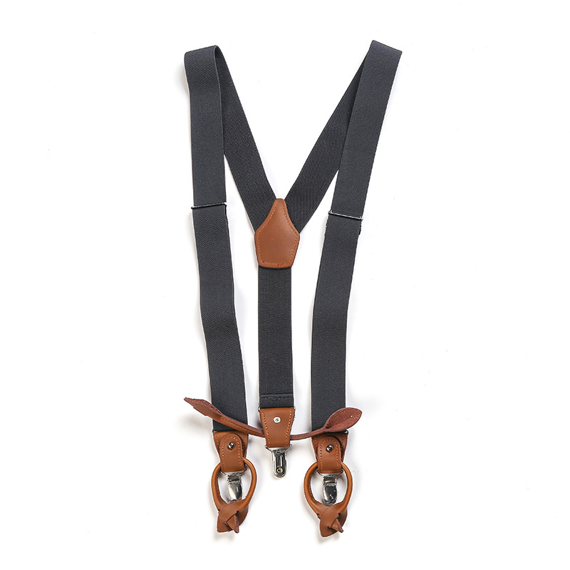 Vintage Overalls Removable Adjustable Suspenders