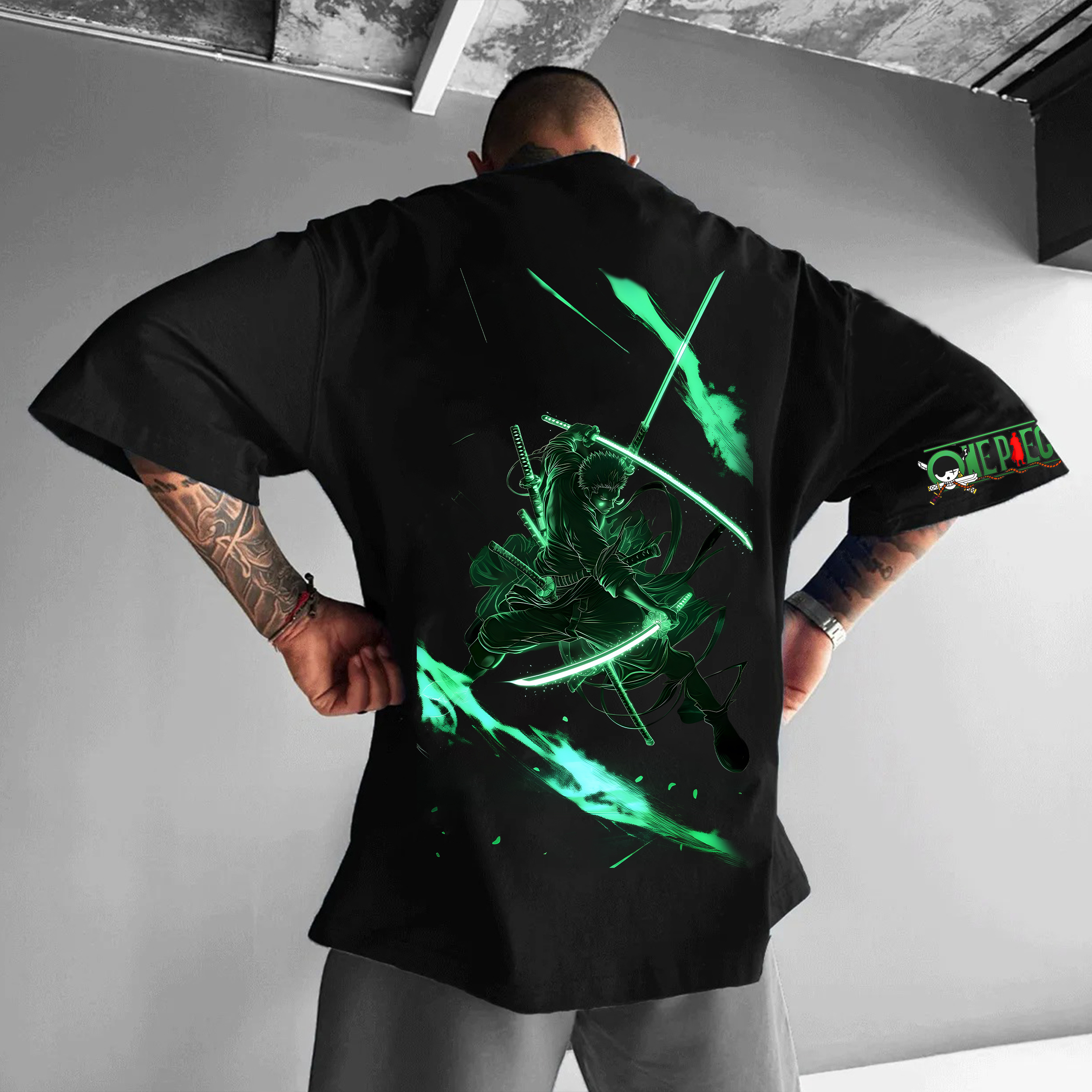  Samurai Warrior Graphic T-Shirt for Men - Perfect for Anime Fans and Casual Wear