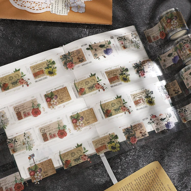 Vintage Journal Washi Stickers  Vintage Decorative Stickers - 46 Pcs/box  Vintage - Aliexpress