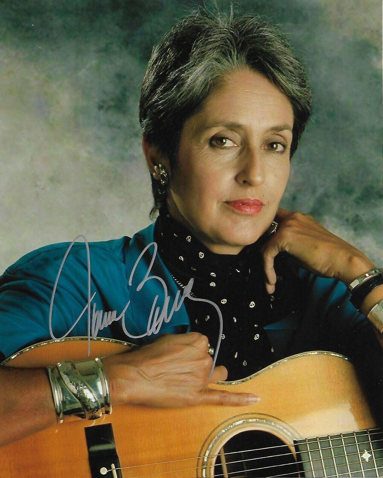 JOAN BAEZ Autographed 8 x 10 Signed Photo Poster painting COA