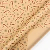 Festive Christmas Gift Wrapping Kraft Paper
