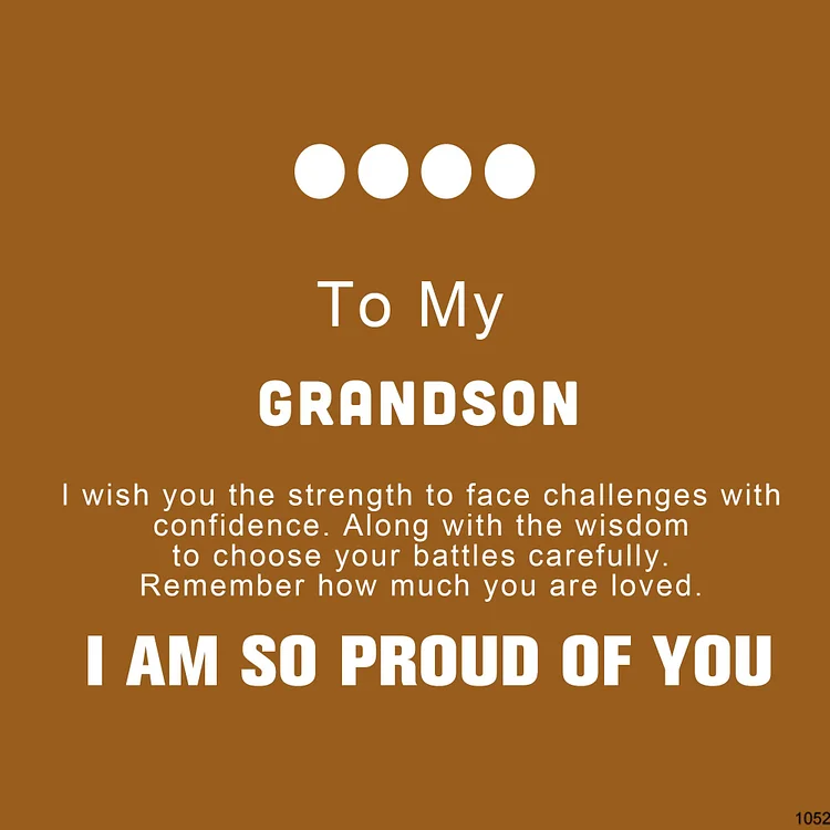 Gift Card -For Grandson I Am So Proud Of You