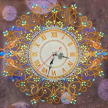 Diamond Painting Clock Kits 5D Diamond Painting Wall Clock Art Craft,DIY