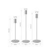 Simple 3PCS Candle Sticks Set Home Wedding Table Decor