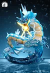 GK & 1/20 Scale World Zukan Hyper Beam Gyarados with LED - Pokemon Resin Statue - Amazing Museum Studio