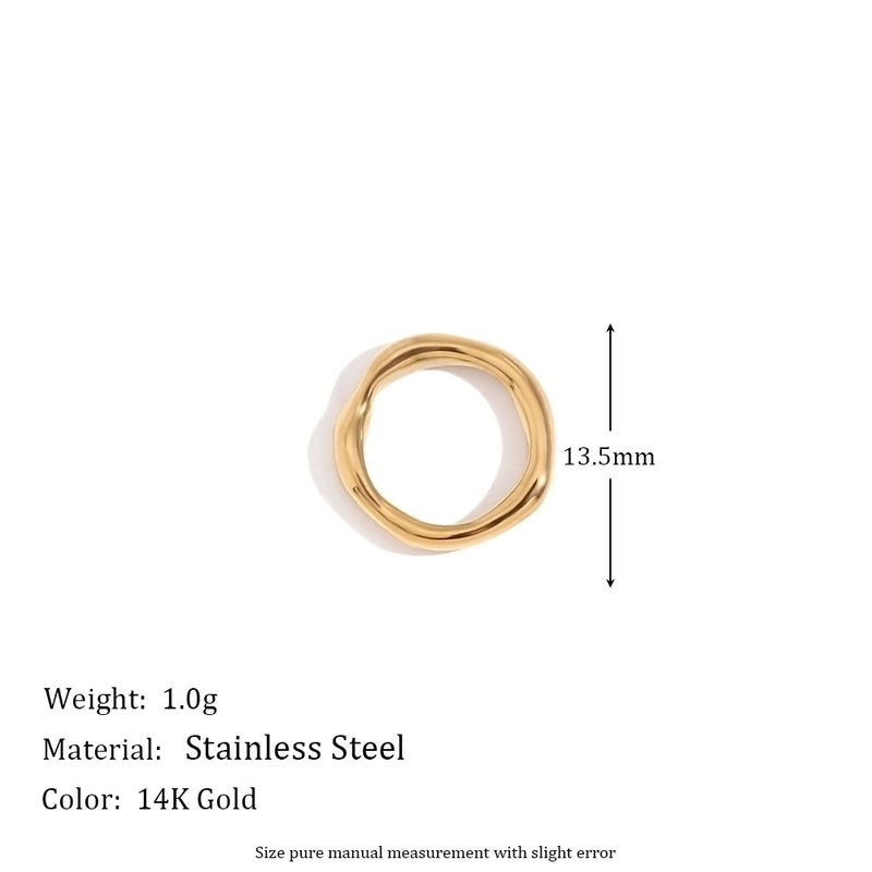 1 Piece 304 Stainless Steel 14K Gold Plated Geometric Jewelry Accessories Pendant