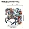 5D DIY Special Shape Diamond Painting Desk Ornament Horse Decor Kit