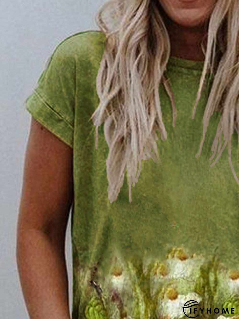 Polyester Cotton Casual Tops | IFYHOME