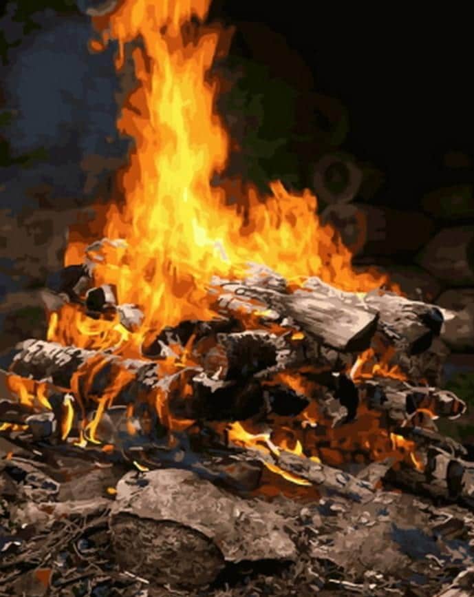 

Natural Fire – Paint By Numbers - 40*50CM, 501 Original