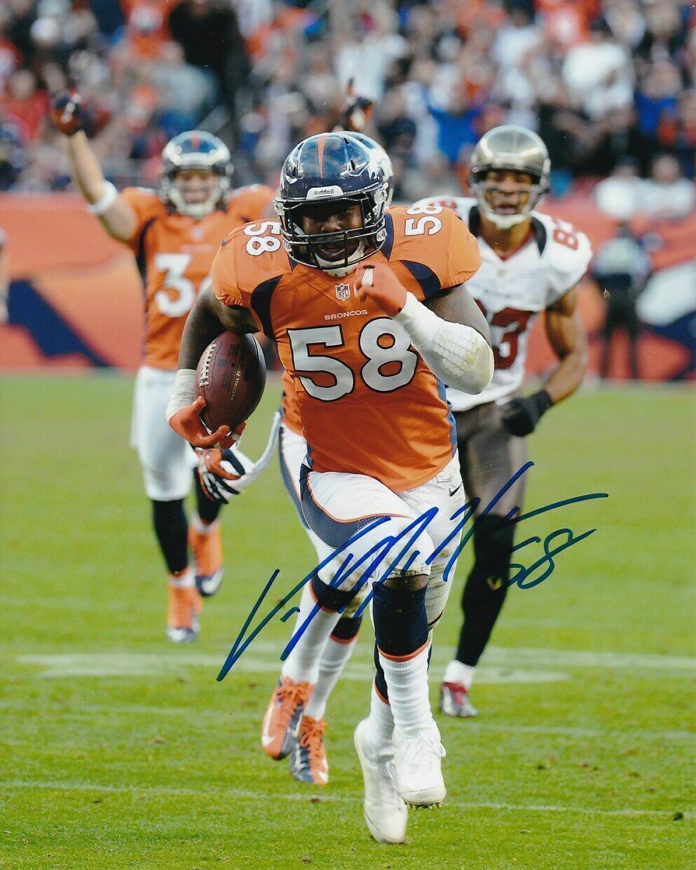 Von Miller Broncos Signed Autographed 8X10 Photo Poster painting REPRINT