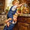Luxury AB Velvet Diamond Painting Kit - Cute Baby