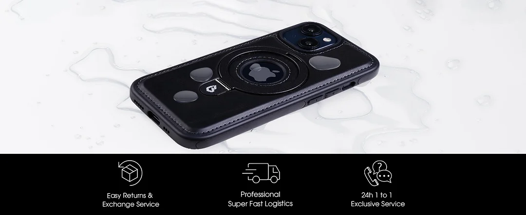 iPhone series mobile phone leather protective case