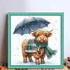 Christmas Yak-11CT Stamped Cross Stitch 50*50cm/19.69*19.69in