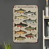 Native Trout - Vintage Metal Signs - 20*30cm/30*40cm