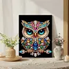 Eule speziell geformtes DIY-Gro&szlig;es Diamant-Malset mit Rahmen 11,81x15,75 Zoll