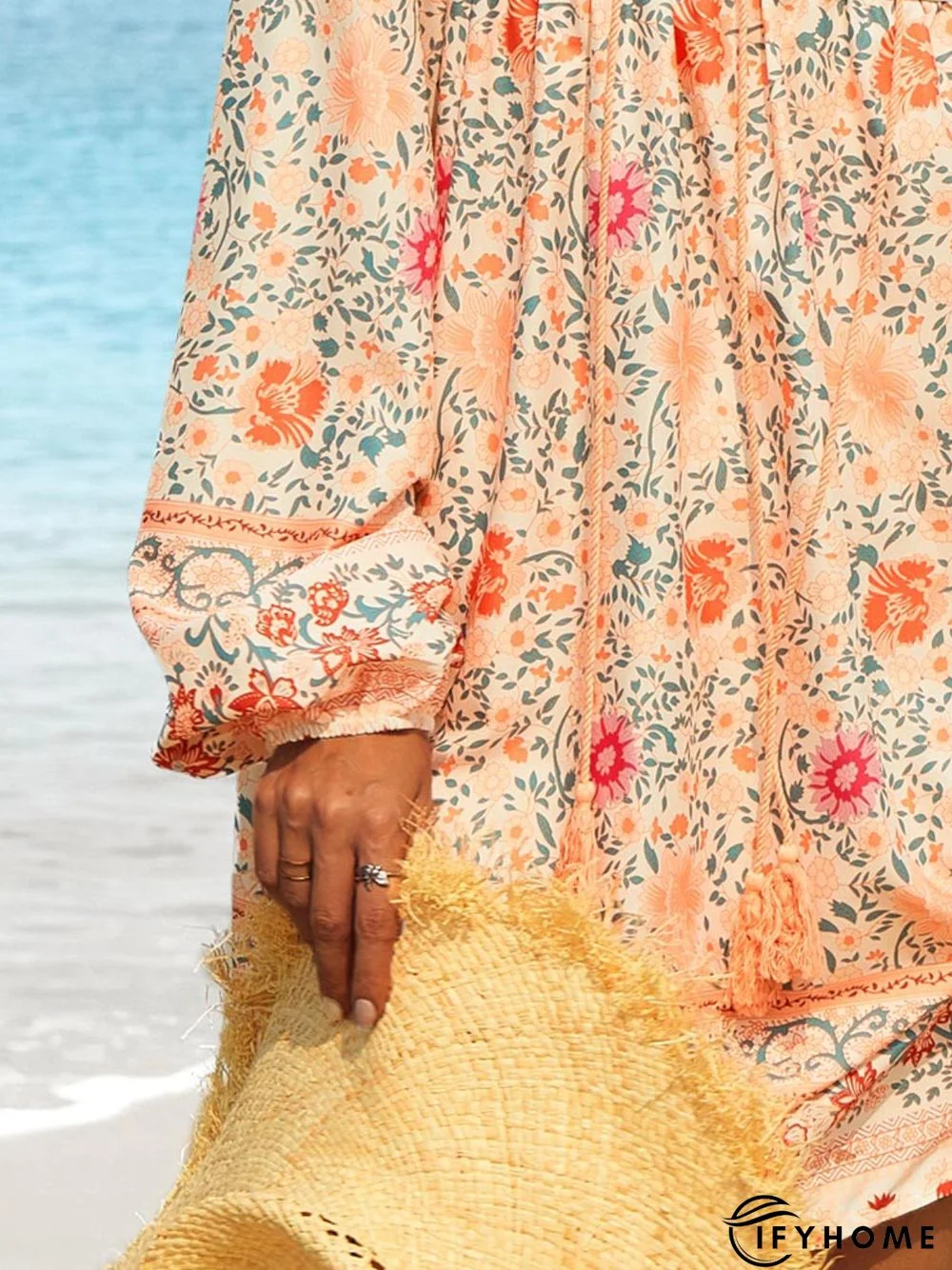 Bohemian long sleeve Dress | IFYHOME