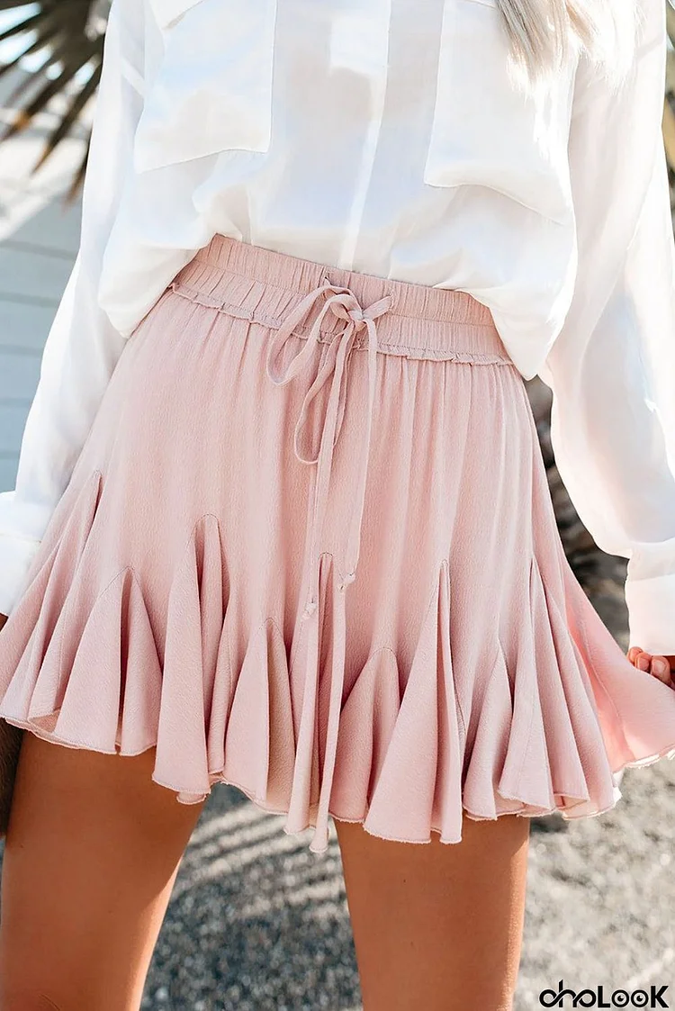 Korean High Waist Tutu Pleated Mini Skirt