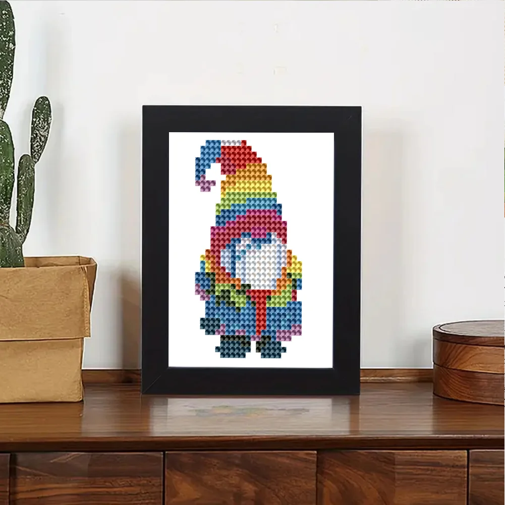 12pcs Goblin DIY Mini Round Diamond Painting Set Desktop Decor No Frame12x8cm