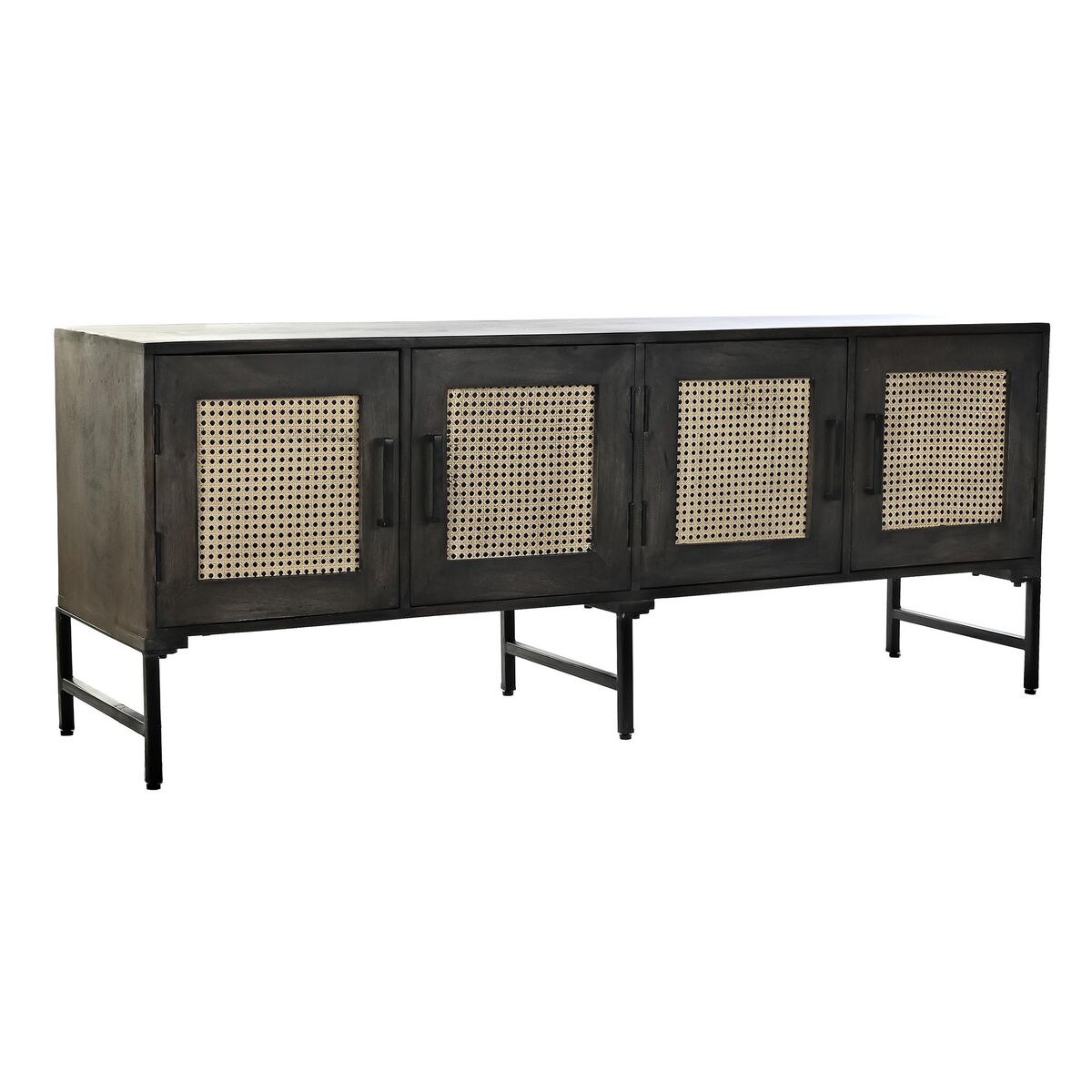 Sideboard DKD Home Decor   Brown Rattan Mango wood 155 x 40 x 61,5 cm