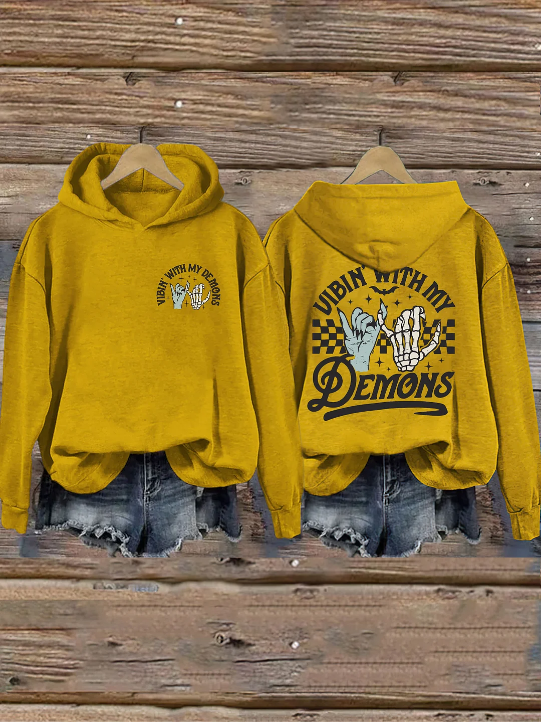 Vibin&rsquo; With My Demons Hoodie