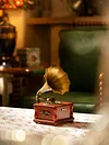 Retro Rechargeable Gramophone Bluetooth Speaker
