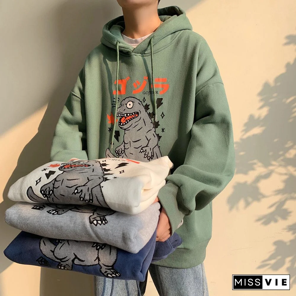 Hooded Loose Sweatshirt