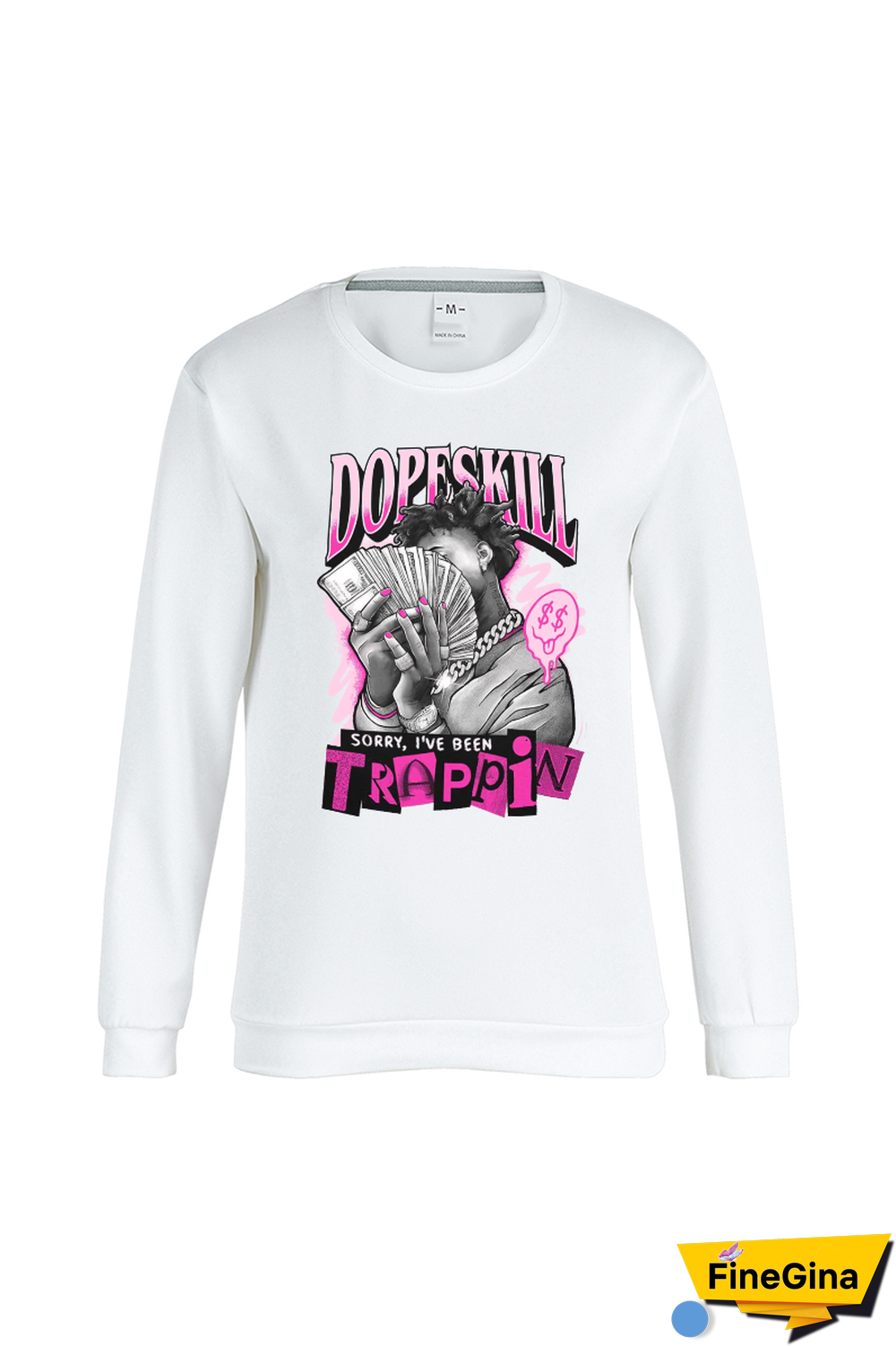 Blue Casual Daily Print Patchwork O Neck Tops