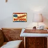 Hot dog - Panneaux en &eacute;tain m&eacute;tallique(20*30cm)