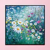 Small Daisy Bush - 11CT Stamped Cross Stitch - 40*40cm - Flower