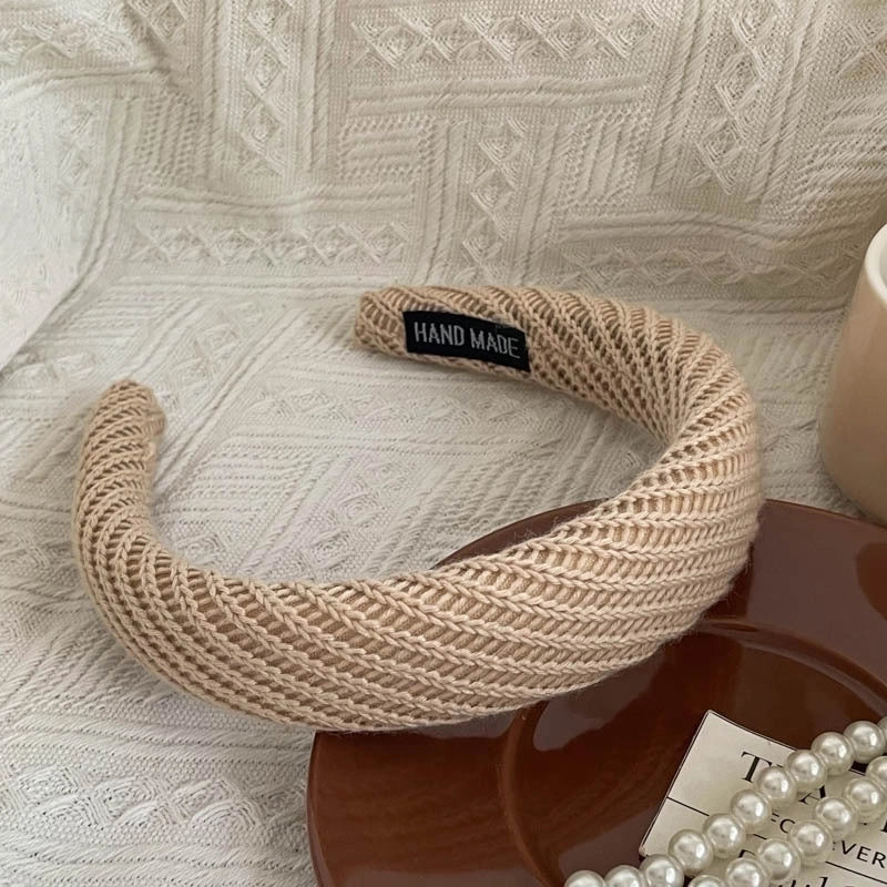 Elegant Retro Solid Color Cloth Hair Band