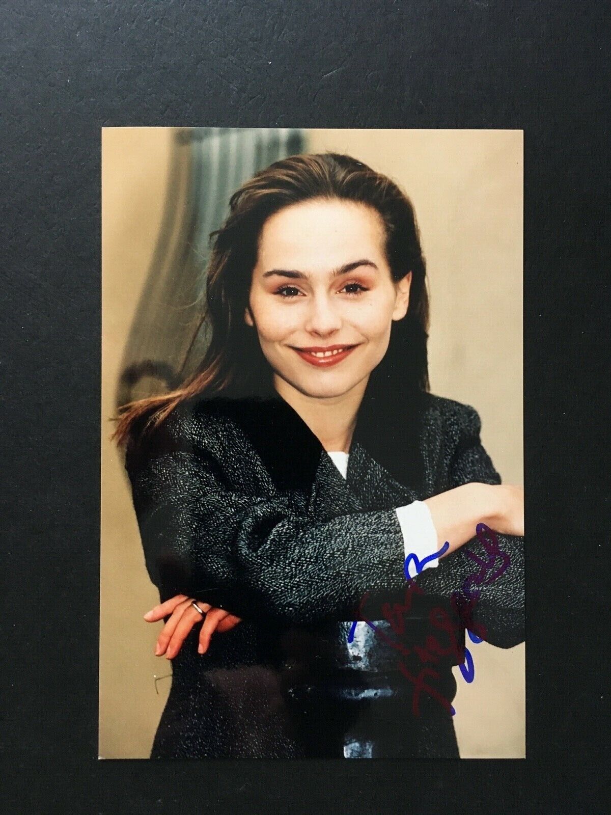 TARA FITZGERALD - POPULAR BRITISH ACTRESS - EXCELLENT SIGNED Photo Poster paintingGRAPH