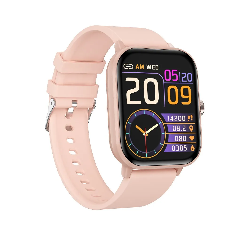 Blood Pressure Blood oxygen Monitoring Bluetooth Talk Play Music Health Waterproof Smartwatch
