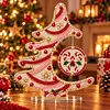 DIY Pearl Diamond Painting Acrylic Stand, Christmas Tabletop Decoration, Special Shaped Diamond Art Craft Kit for Home Decor
