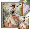 Victorian Girl-11CT Stamped Cross Stitch 40*50cm/15.75*19.69in