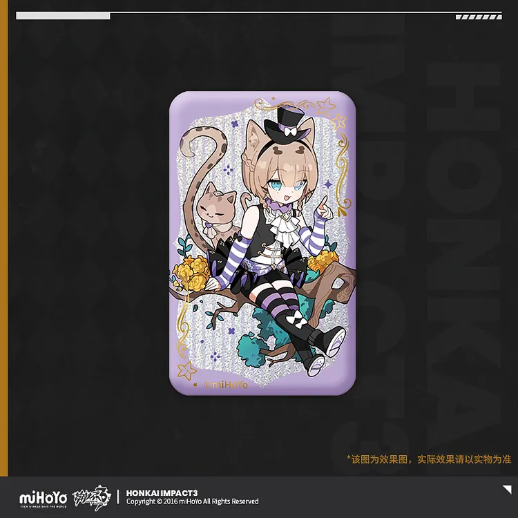 Wonderland Series Square Badges [Original Honkai Official Merchandise]