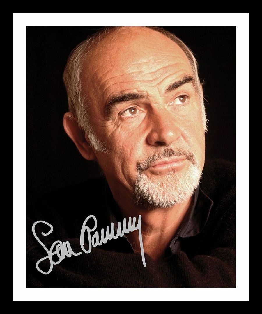 Sean Connery Autograph Signed & Framed Photo Poster painting