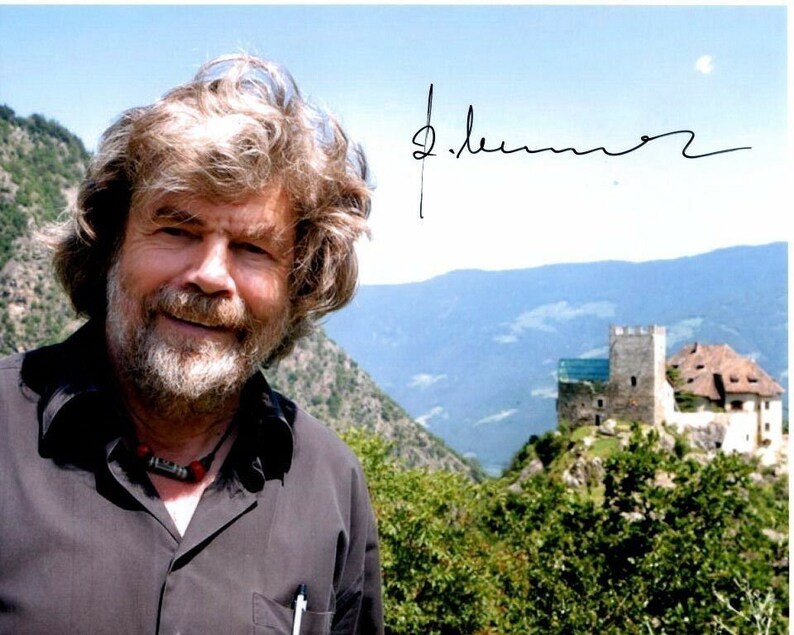 Reinhold messner signed autographed Photo Poster painting