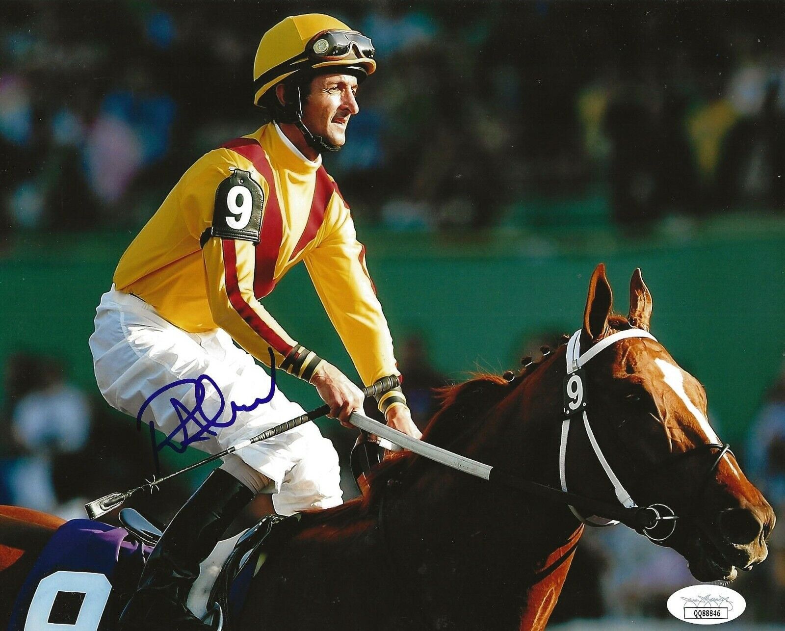 Robby Albarado signed Jockey 8x10 Photo Poster painting autographed 2 JSA Certified