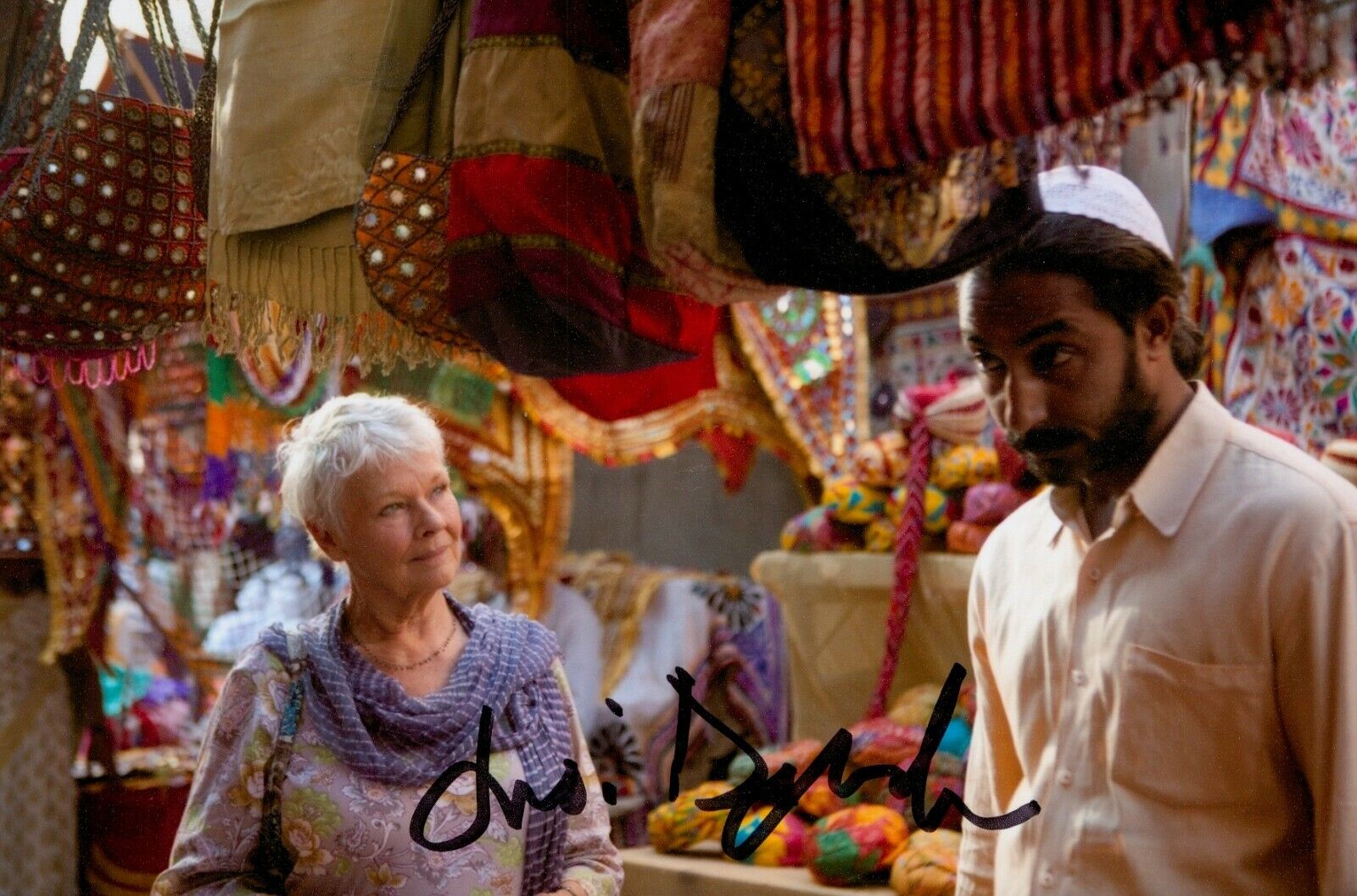 Dame Judi Dench Signed 6x4 Photo Poster painting Best Exotic Marigold Hotel Bond Autograph + COA