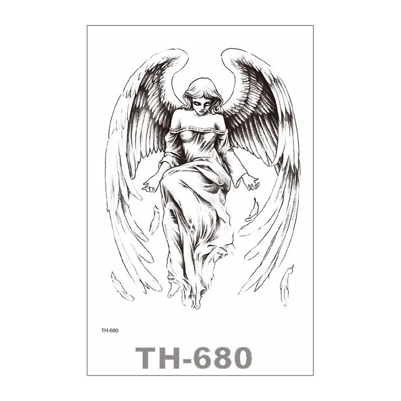 SDRAWING Temporary Tattoo For Women Sexy Tattoo Stickers Body Art Tattoo Chest Stickers Arm Tattoo Men Fashionable Fake Tatoo Cool Tattoo