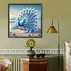 Diamond Painting -DIY Round Drill Peacock(40x40cm)