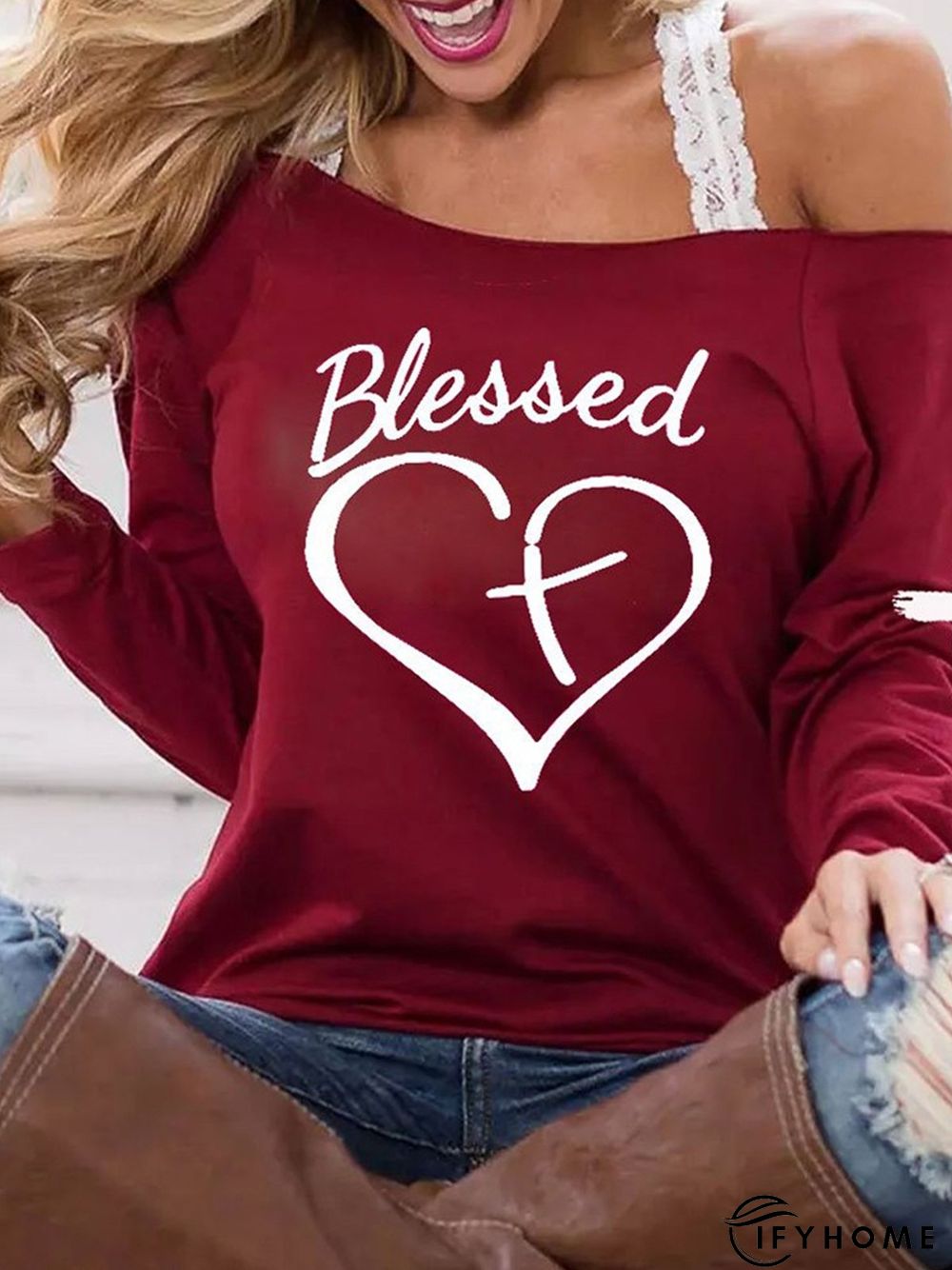 Casual Letter Tops | IFYHOME