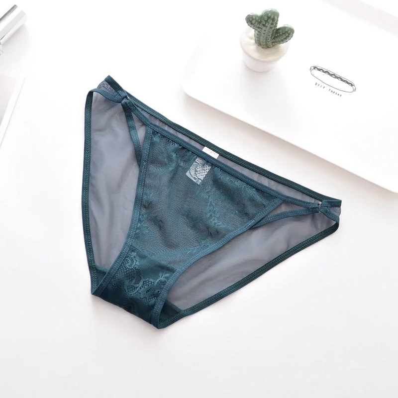 Women's Panties Fashion New Underwear Autumn Sexy Lingerie Female Low Waist Mesh Breathable Briefs Comfortable Underpant